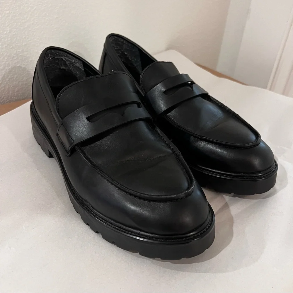 Steve Madden Black Loafers Size 10 - Picture 2 of 12